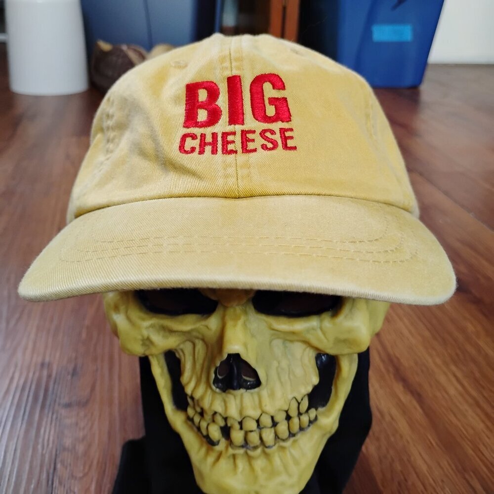 Murray’s Big Cheese Adams Upscale Cotton Dad Golf Hat Baseball Cap Leather Strap